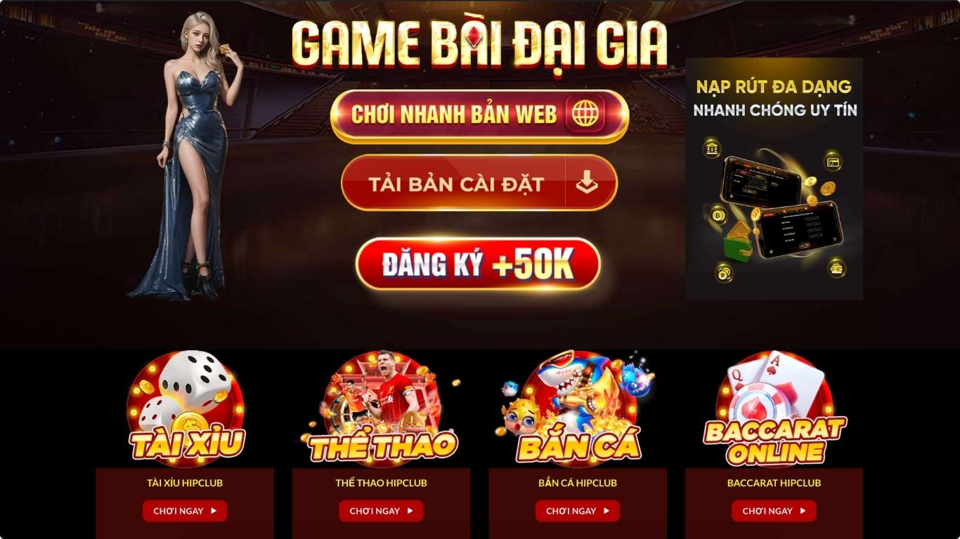 Giới thiệu cổng game Hipclub - uy tín số 1